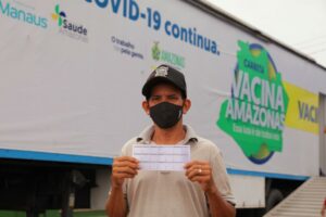 Imagem da notícia - Carreta Vacina Amazonas tem aplicação de mais de 700 doses durante ação em Manacapuru