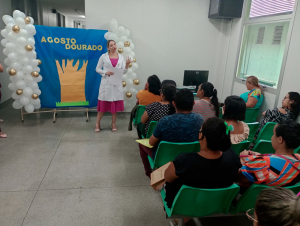Imagem da notícia - Agosto Dourado: Policlínica Codajás realiza palestras educativas de conscientização sobre mês da amamentação