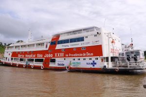 SES-AM leva serviços de saúde à área rural de Manaquiri, com o Barco Hospital São João XXIII